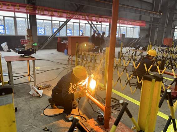 公司舉辦電焊工、電工技術(shù)比武